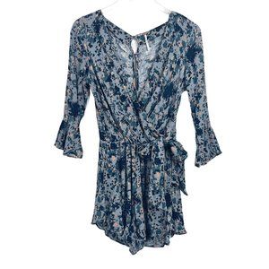 Free People | All The Right Ruffles Floral Print Romper